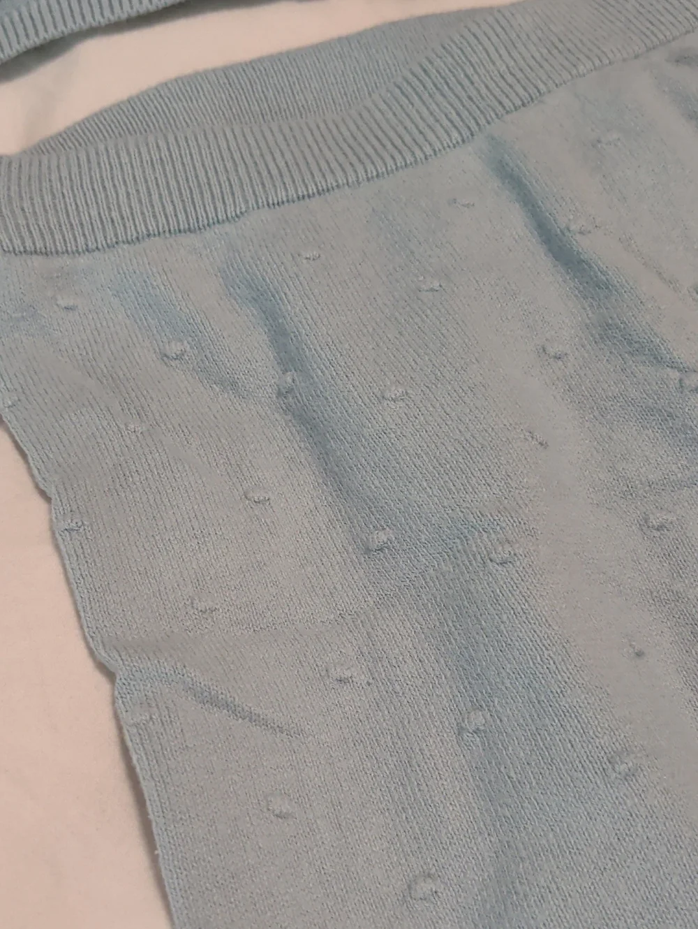 Carter's Light Blue Knit Cardigan & Leggings Set